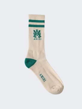 Ma Stripe Sock Varsity Green