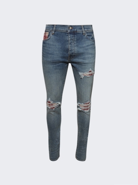 Quad Plaid Mx1 Jean True Indigo