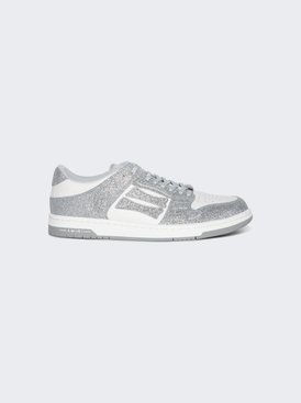 Shimmer Skel Top Low Sneaker White Silver