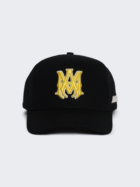 Ma Outline Canvas Hat Black And Yellow