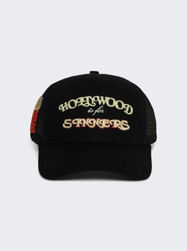 Sinners Trucker Hat Black