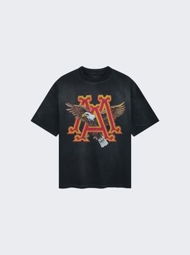 Vintage Eagle Oversized Tee Black