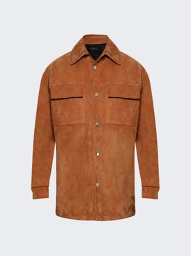 Quad Suede Overshirt Golden Coast
