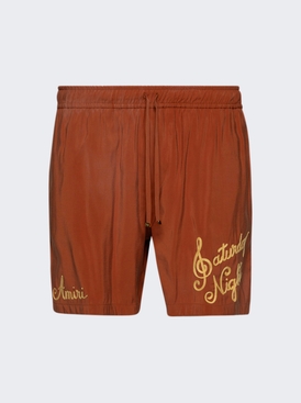 Saturday Night Short Burnt Orange