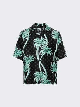 Palm Bowling Shirt Black