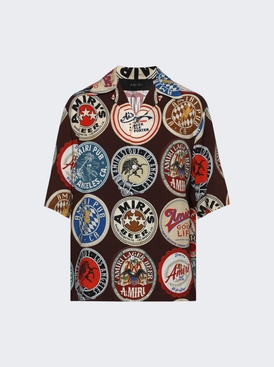 Coasters Bowling Shirt Chocolate