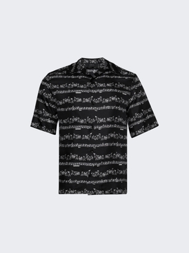 Jazz Band Bowling Shirt Black
