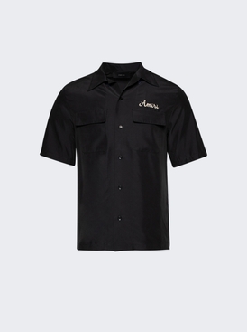 Jazz Wolf Camp Shirt Black