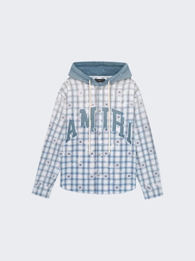Hooded Overshirt Cerulean