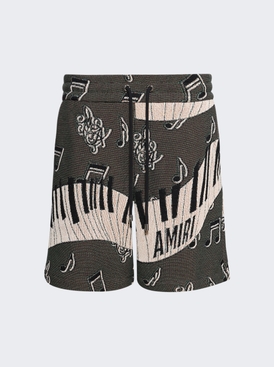 Piano Keys Tapestry Short Black