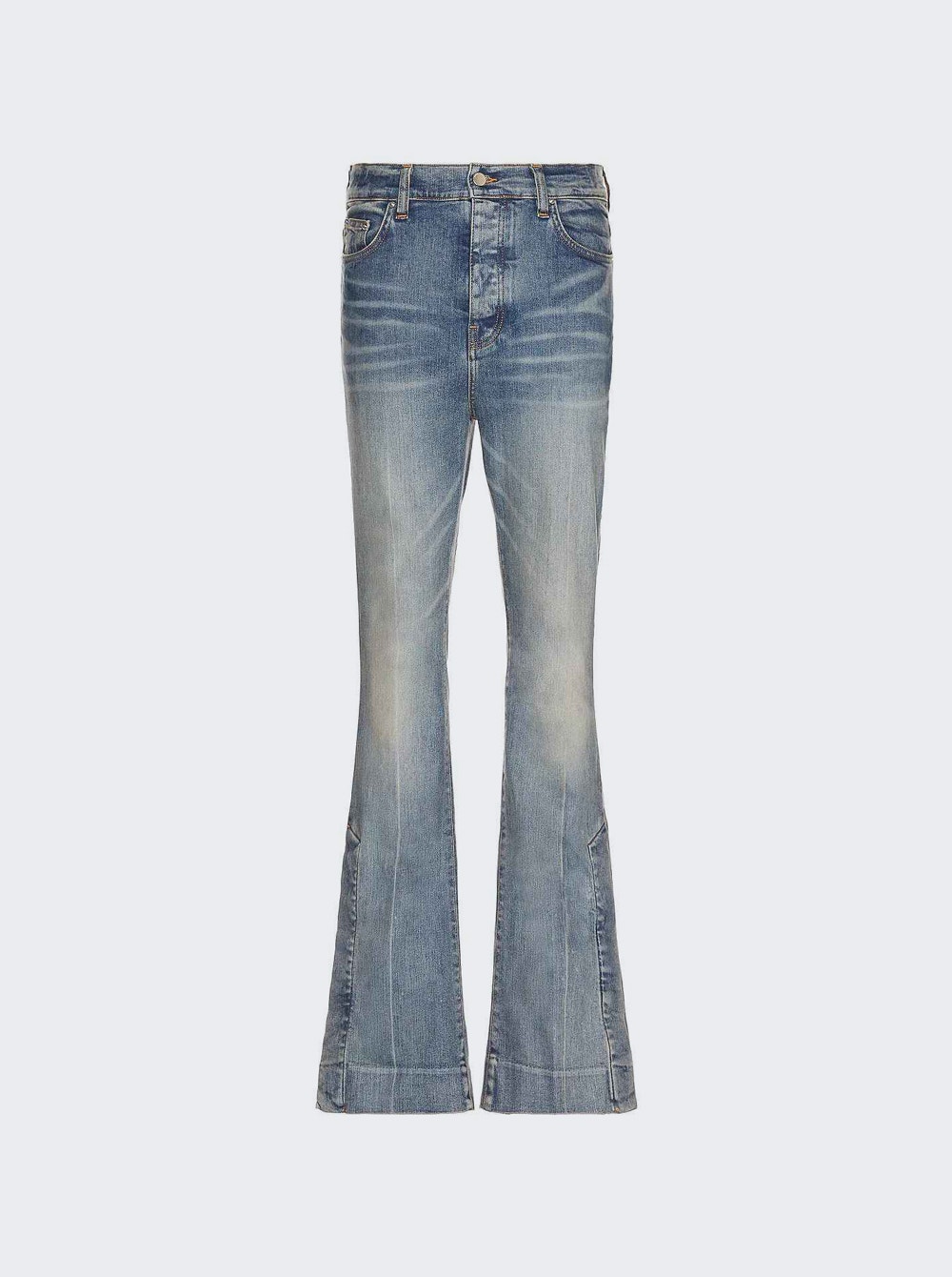 Stacked Flare Jean Clay Indigo