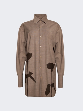 Go To Flower Shirt Beige