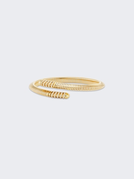 Tri Tubogas Diamond Bracelet 18k Yellow Gold