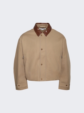 Twill Jacket Khaki Beige
