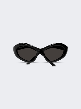 Orbit Cat Eye Sunglasses Shiny Black