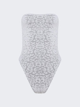 Fane One Piece Swimsuit Optic White Leopard