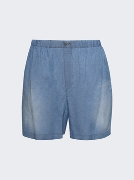 Logo Stamp Shorts Mid Blue