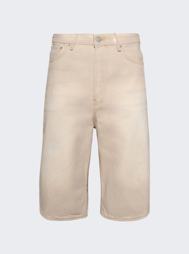 Denim Shorts Sand Beige