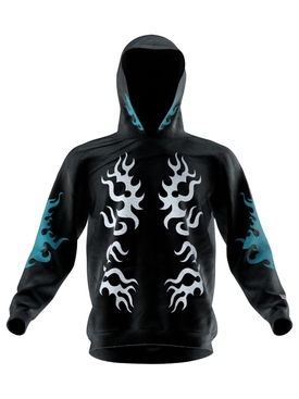 Bengal Tribe Hoodie Black