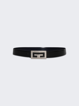 Reversible 2g Small Buckle Belt Black And Dark Blue