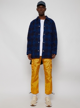 DESTROYED QUILTED OVERSHIRT FLANNEL Blue secondary image