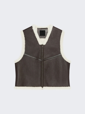 Waistcoat Brown And Beige