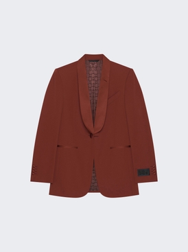 Sb Shawl Jacket Dark Rust