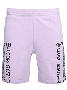 Board Fit 4G Embroidery Shorts Lilac