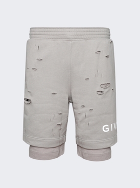 Distressed Bermuda Shorts
