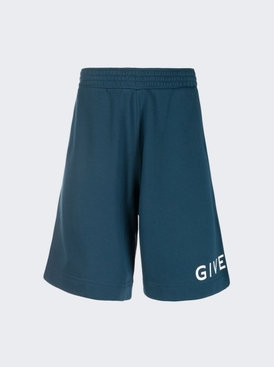 Boxy Fit Shorts Oil Blue