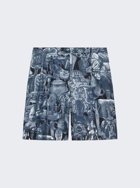 Bermuda Shorts Black And Navy