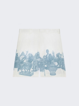 Bermuda Shorts Blue And White