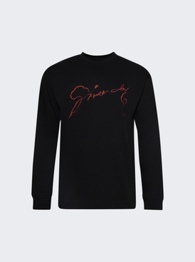 Regular Long Sleeves Tee Black