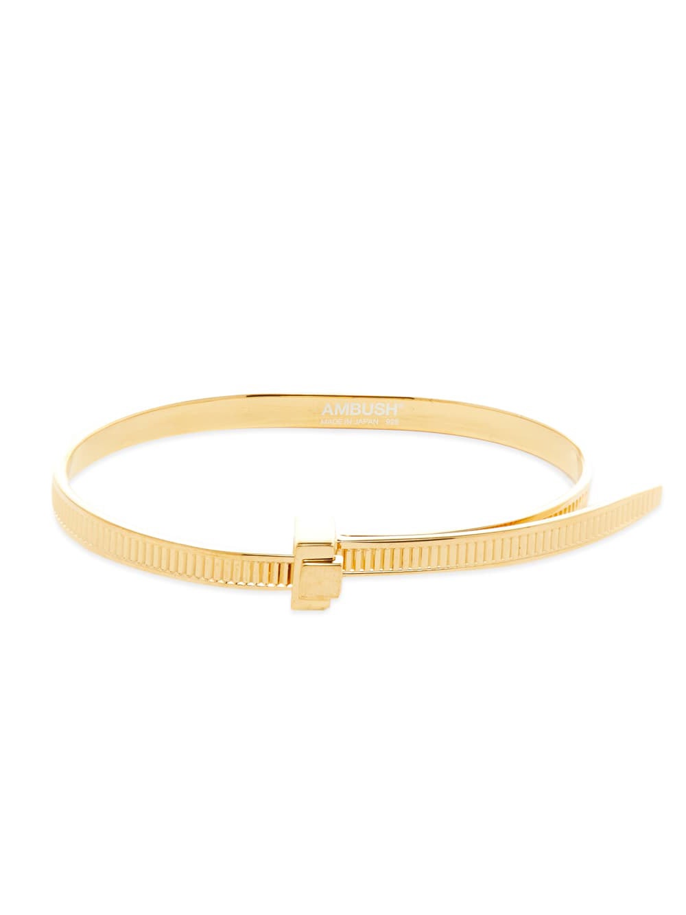 Brass Zip Tie Bracelet Gold | The Webster Brass Zip Tie Bracelet Gold | The Webster