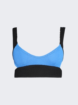 Splice Nino Crop Bikini Top Cobalt and Black