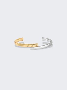 Joia Twist Cuff Bracelet Silver And Gold