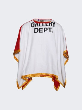 Boxing Towel Poncho Red And White