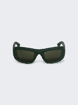 Intrecciato D-frame Sunglasses Green