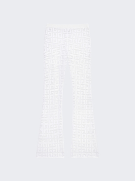 Flare Pants In 4g Jacquard