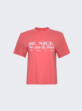 Be Nice Cropped T-Shirt Strawberry