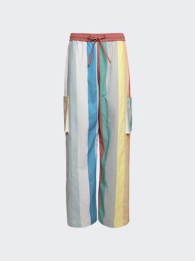 Cargo Pant Vertical Stripes Multicolor