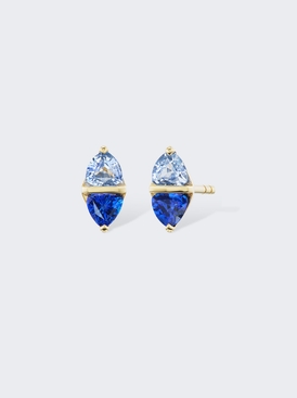 Tilly Sapphire Stud Earrings 18k Yellow Gold