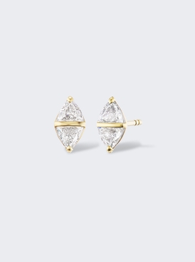 Tilly Diamond Stud Earrings 18k Yellow Gold