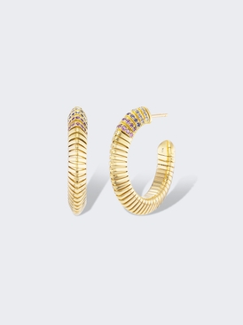 Tri Tubogas Hoop 18k Yellow Gold