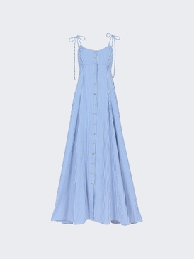 High Garden Maxi Dress Blue Stripe