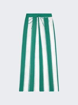 Cabana Stripe Pant Palm Green Stripe