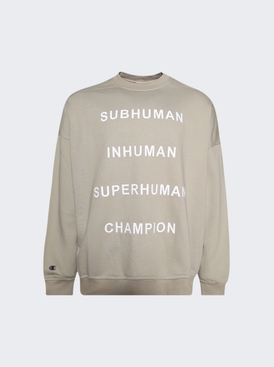 X Champion Knitted Jumbo Sweat Pearl