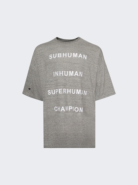 X Champion Knitted Tommy T Grey Melange