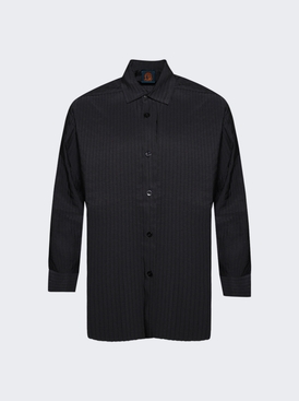 Pleated Two Piece Shirt Midnight Black