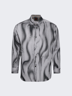 Pleated Two Piece Shirt Allover Silver